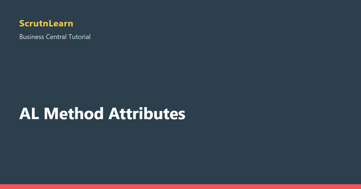 AL Method Attributes