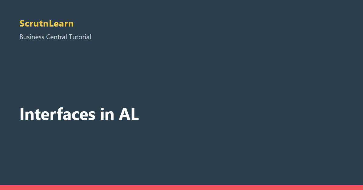 Interfaces in AL