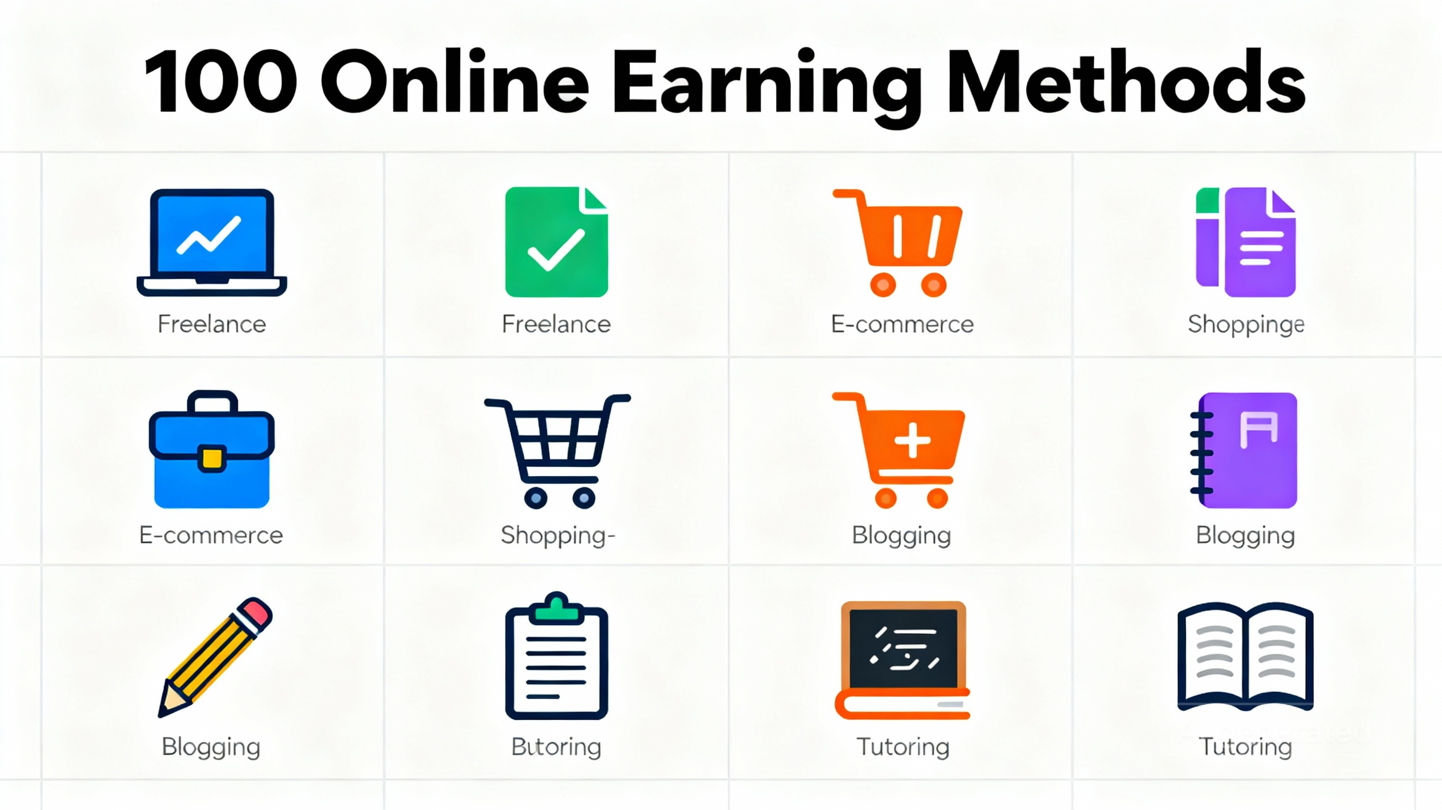 100 ways to earn money online